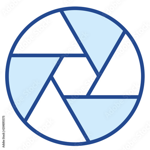 Blende Vector Icon Illustration