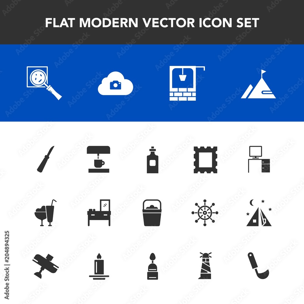 Modern, simple vector icon set with cabinet, furniture, kitchen, picture, cream, lighthouse, element, dessert, liquid, glass, machine, magnifier, knife, nature, stone, sweet, handle, white, old icons Modern, simple vector icon set with cabinet, furniture, kitchen, picture, cream, lighthouse, element, dessert, liquid, glass, machine, magnifier, knife, nature, stone, sweet, handle, white, old icons