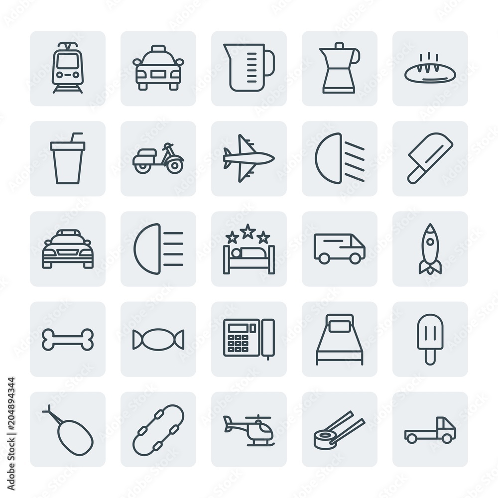 Moder Simple Set of transports, food, hotel Vector outline Icons. Contains such Icons as liquid, shine, cream, front, car, bed, truck and more on white background. Fully Editable. Pixel Perfect. Moder Simple Set of transports, food, hotel Vector outline Icons. Contains such Icons as liquid, shine, cream, front, car, bed, truck and more on white background. Fully Editable. Pixel Perfect.