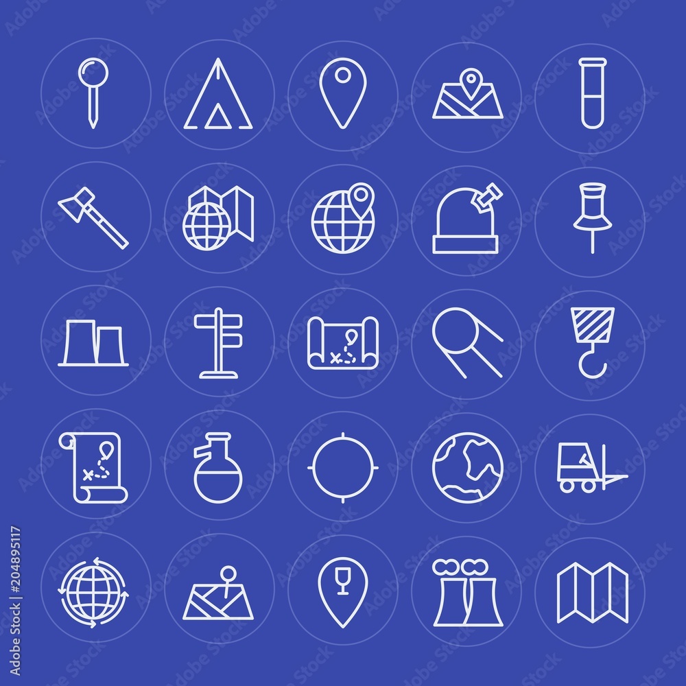 Modern Simple Set of industry, science, location Vector outline Icons. Contains such Icons as transportation, summer, business, lab, camp and more on blue background. Fully Editable. Pixel Perfect. Modern Simple Set of industry, science, location Vector outline Icons. Contains such Icons as transportation, summer, business, lab, camp and more on blue background. Fully Editable. Pixel Perfect.