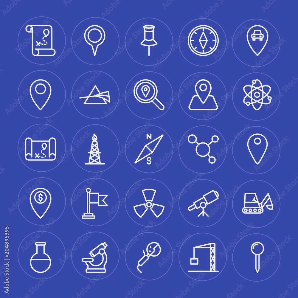 Modern Simple Set of industry, science, location Vector outline Icons. Contains such Icons as laboratory, travel, experiment, building and more on blue background. Fully Editable. Pixel Perfect. Modern Simple Set of industry, science, location Vector outline Icons. Contains such Icons as laboratory, travel, experiment, building and more on blue background. Fully Editable. Pixel Perfect.