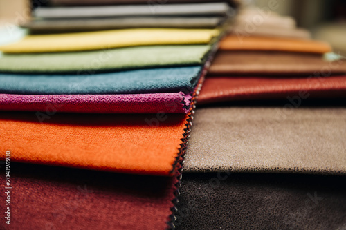 Colorful furniture covers