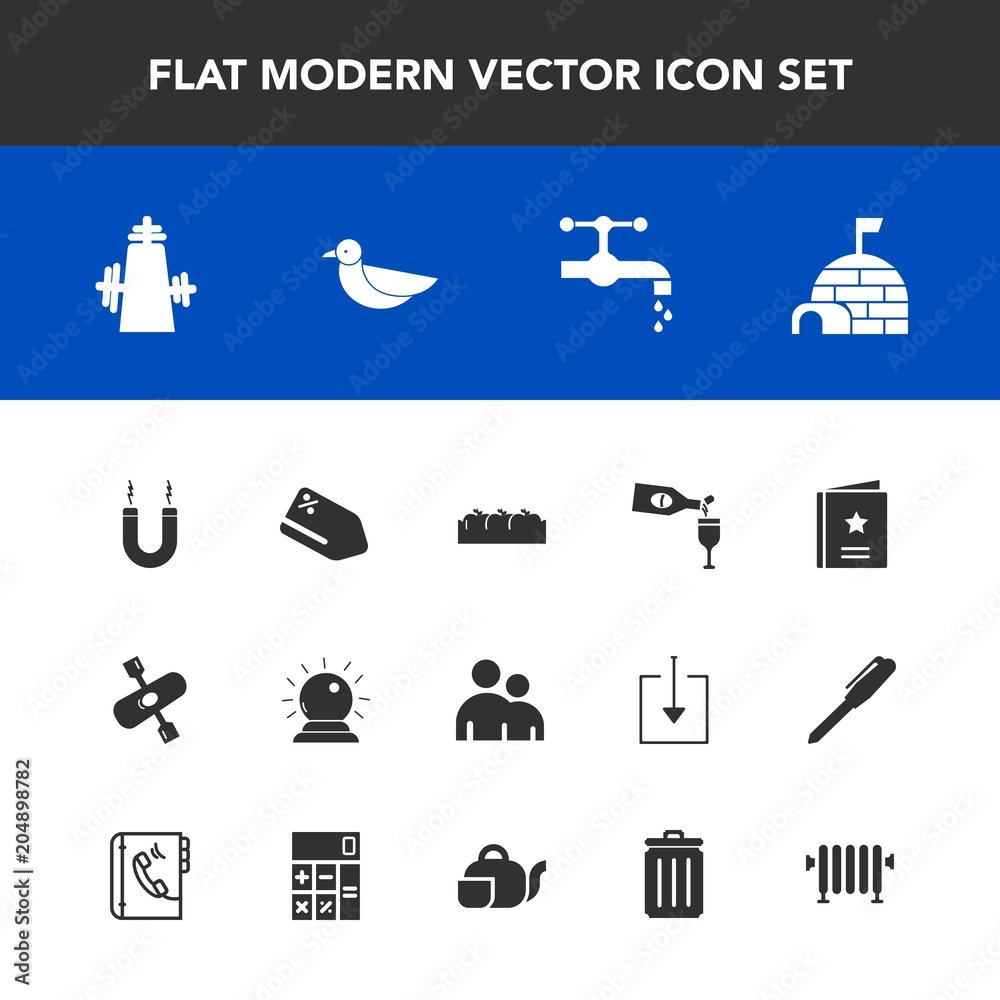 Modern, simple vector icon set with animal, faucet, alcohol, glass, energy, igloo, sorcery, sink, kayak, sign, fruit, human, object, people, favour, price, bathroom, tag, food, snow, box, nature icons Modern, simple vector icon set with animal, faucet, alcohol, glass, energy, igloo, sorcery, sink, kayak, sign, fruit, human, object, people, favour, price, bathroom, tag, food, snow, box, nature icons