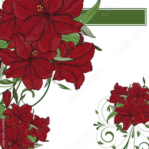 Abstract vector hand drawing flower background. 