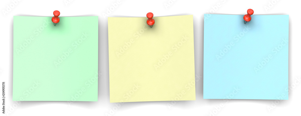 3 Notizzettel 3 Notizzettel