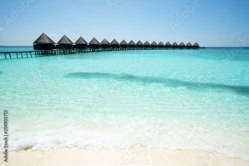 Maldives beach resort – summer vacation