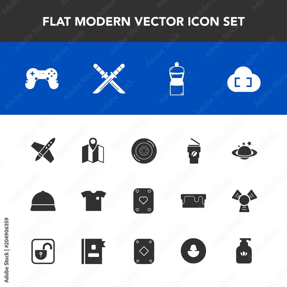 Modern, simple vector icon set with cloud, space, map, samurai, nature, hygiene, planet, cup, fashion, clean, poker, white, auto, japanese, technology, craft, earth, play, shirt, hot, new, game icons Modern, simple vector icon set with cloud, space, map, samurai, nature, hygiene, planet, cup, fashion, clean, poker, white, auto, japanese, technology, craft, earth, play, shirt, hot, new, game icons