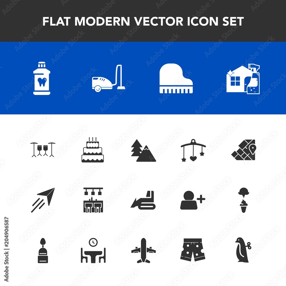 Modern, simple vector icon set with hygiene, spray, piano, baby, landscape, mobile, industry, plane, paper, fly, forest, food, bed, flight, geography, travel, newborn, atlas, nature, domestic icons Modern, simple vector icon set with hygiene, spray, piano, baby, landscape, mobile, industry, plane, paper, fly, forest, food, bed, flight, geography, travel, newborn, atlas, nature, domestic icons