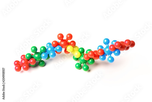Structure of a molecule isolated on a white background