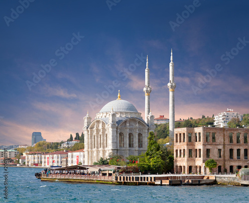 Ortakoy Mosque - Grand Imperial Mosque of Sultan Abdulmecidthe in Istanbul, Turkey photo