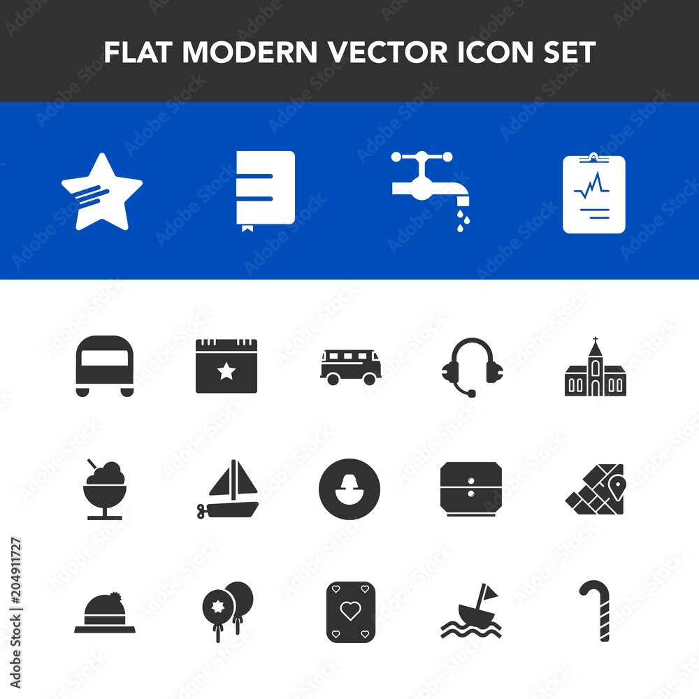 Modern, simple vector icon set with faucet, music, event, boat, candy, microphone, food, religion, heart, page, travel, church, sweet, architecture, human, building, bathroom, icecream, profile icons Modern, simple vector icon set with faucet, music, event, boat, candy, microphone, food, religion, heart, page, travel, church, sweet, architecture, human, building, bathroom, icecream, profile icons