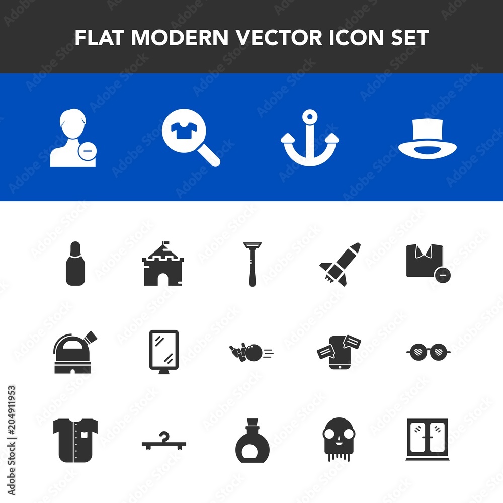 Modern, simple vector icon set with male, sport, banner, marine, hat, furniture, man, observatory, razor, avatar, anchor, white, home, monster, medieval, cabinet, interior, alien, bowling, fun icons Modern, simple vector icon set with male, sport, banner, marine, hat, furniture, man, observatory, razor, avatar, anchor, white, home, monster, medieval, cabinet, interior, alien, bowling, fun icons