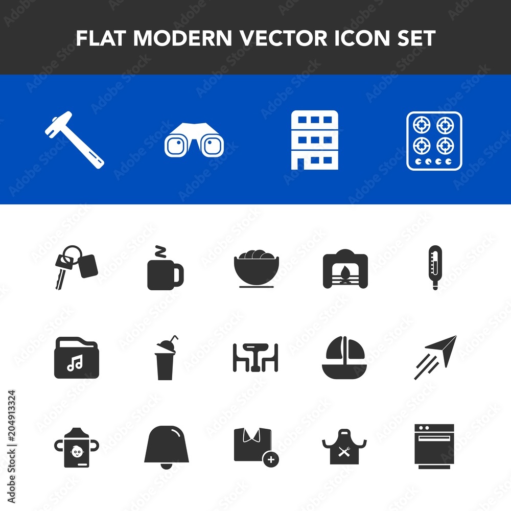 Modern, simple vector icon set with file, warm, dish, family, home, stove, cup, city, restaurant, music, thermometer, wrench, cook, hammer, spanner, dinner, oven, key, drink, house, car, vehicle icons Modern, simple vector icon set with file, warm, dish, family, home, stove, cup, city, restaurant, music, thermometer, wrench, cook, hammer, spanner, dinner, oven, key, drink, house, car, vehicle icons