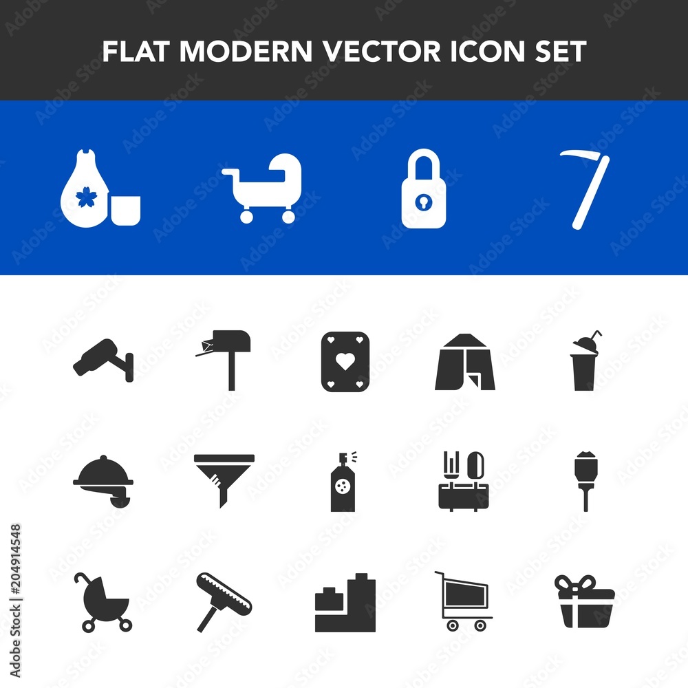 Modern, simple vector icon set with safety, clean, hammer, japanese, restaurant, box, sign, food, camp, cup, waitress, service, play, paint, waiter, outdoor, carriage, mail, security, equipment icons Modern, simple vector icon set with safety, clean, hammer, japanese, restaurant, box, sign, food, camp, cup, waitress, service, play, paint, waiter, outdoor, carriage, mail, security, equipment icons
