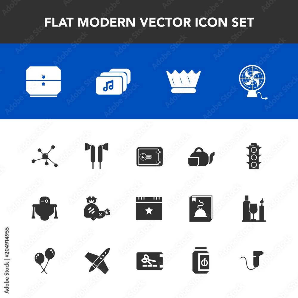 Modern, simple vector icon set with lollipop, music, air, king, star, drawer, sweet, safety, android, bank, green, teapot, drill, beverage, safe, traffic, japanese, sign, robot, atom, fan, crown icons Modern, simple vector icon set with lollipop, music, air, king, star, drawer, sweet, safety, android, bank, green, teapot, drill, beverage, safe, traffic, japanese, sign, robot, atom, fan, crown icons