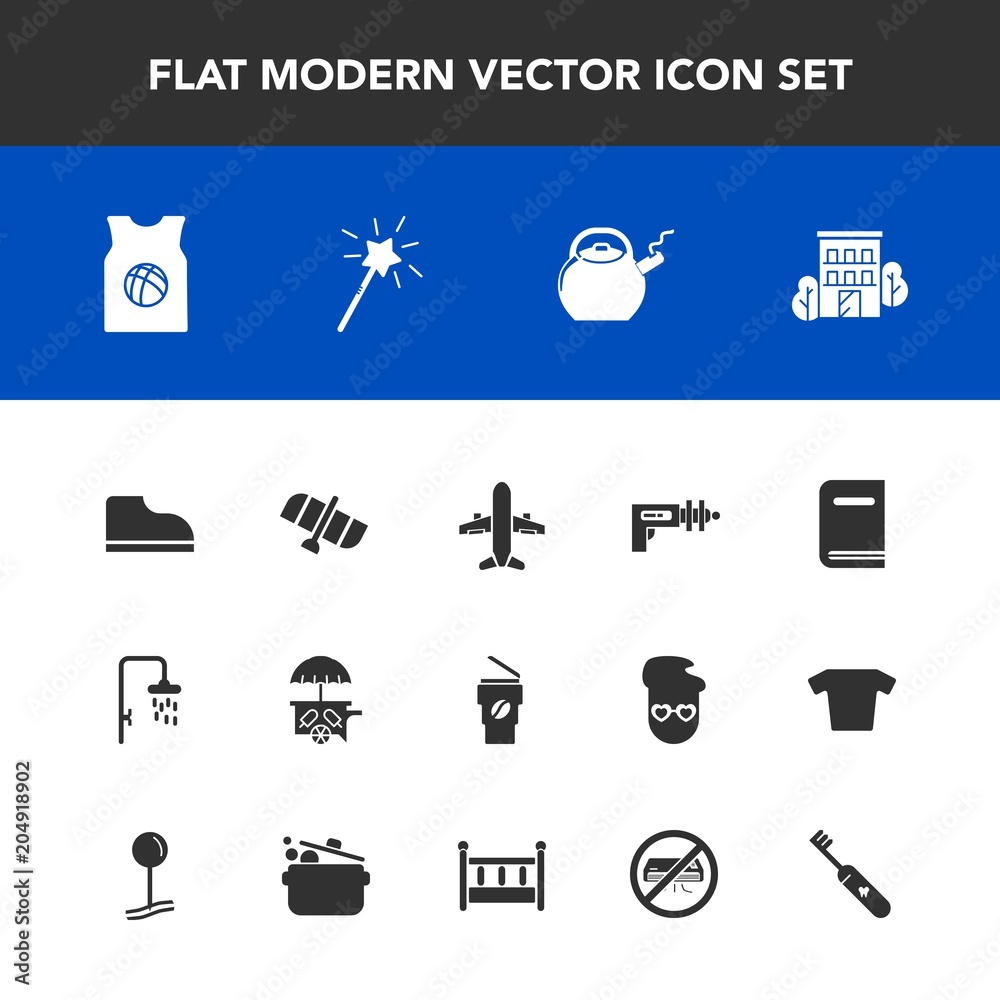 Modern, simple vector icon set with magic, house, food, technology, care, business, real, kitchen, clean, shower, wand, science, travel, estate, war, fashion, building, plane, basketball, bath icons Modern, simple vector icon set with magic, house, food, technology, care, business, real, kitchen, clean, shower, wand, science, travel, estate, war, fashion, building, plane, basketball, bath icons