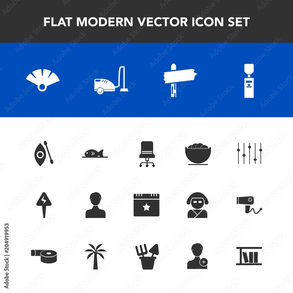 Modern, simple vector icon set with star, interior, activity, furniture, account, equipment, armchair, celebration, meat, member, energy, sensu, arrow, fan, library, bowl, river, domestic, dish icons Modern, simple vector icon set with star, interior, activity, furniture, account, equipment, armchair, celebration, meat, member, energy, sensu, arrow, fan, library, bowl, river, domestic, dish icons