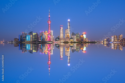 Photography panoramic cityskyline