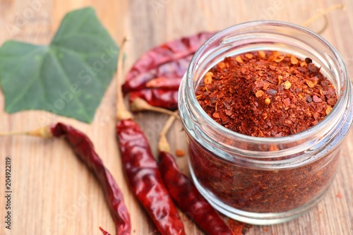 Cayenne pepper with dried