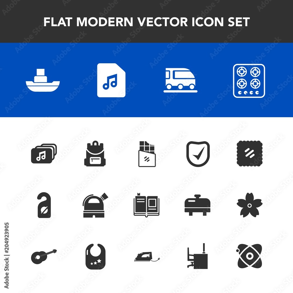 Modern, simple vector icon set with van, food, post, gas, observatory, literature, postage, dessert, security, vehicle, check, letter, library, kitchen, train, file, label, education, bar, mail icons Modern, simple vector icon set with van, food, post, gas, observatory, literature, postage, dessert, security, vehicle, check, letter, library, kitchen, train, file, label, education, bar, mail icons