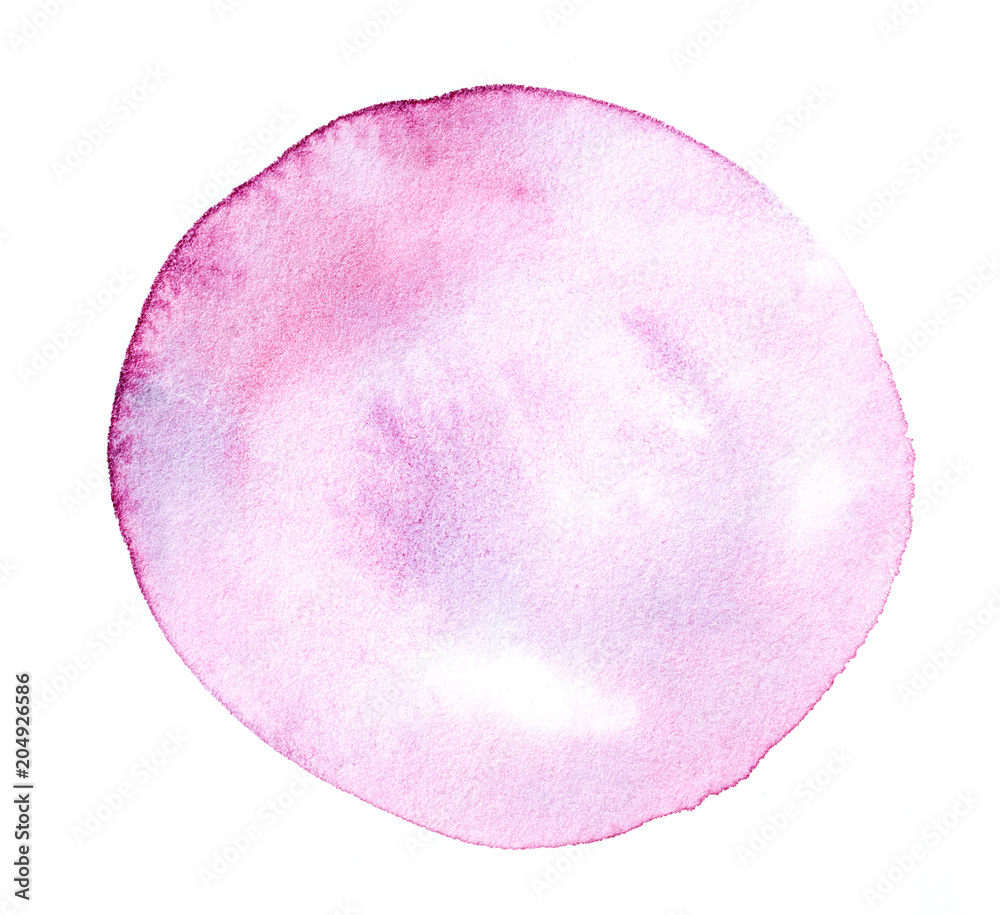 Purple watercolor circle splash hand drawn Purple watercolor circle splash hand drawn