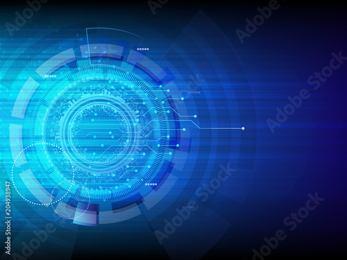 Vector abstract technology background.