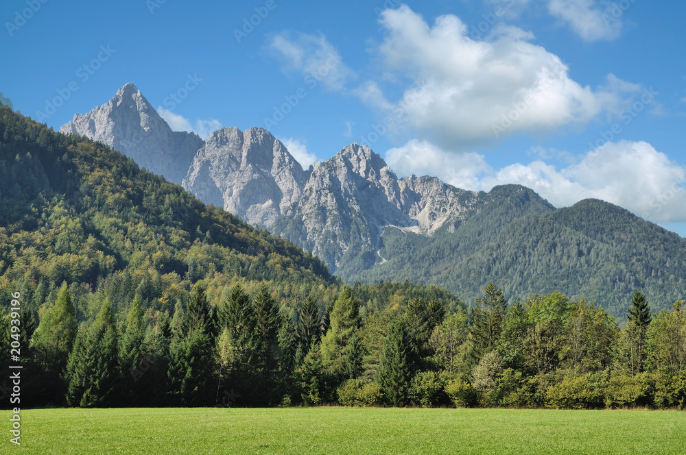 das Triglav-Gebirge im Triglav-Nationalpark,Slowenien