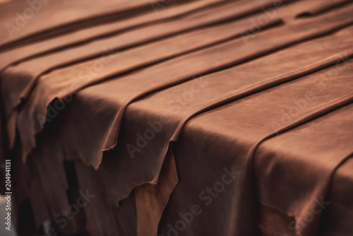 Quality control of leather goods and measurement