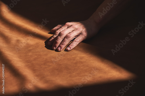 Quality control of leather goods and measurement