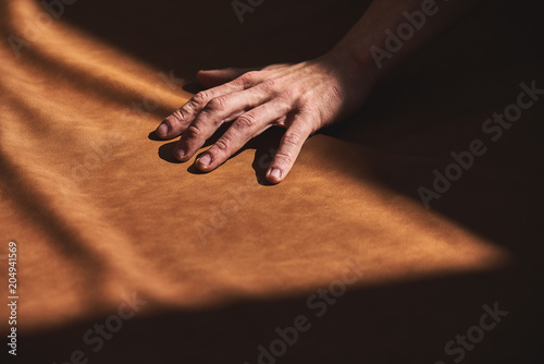 Quality control of leather goods and measurement