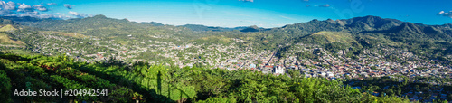 nice view from the lookout in the city of matagalpa photo