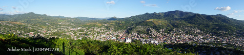 nice view from the lookout in the city of matagalpa photo