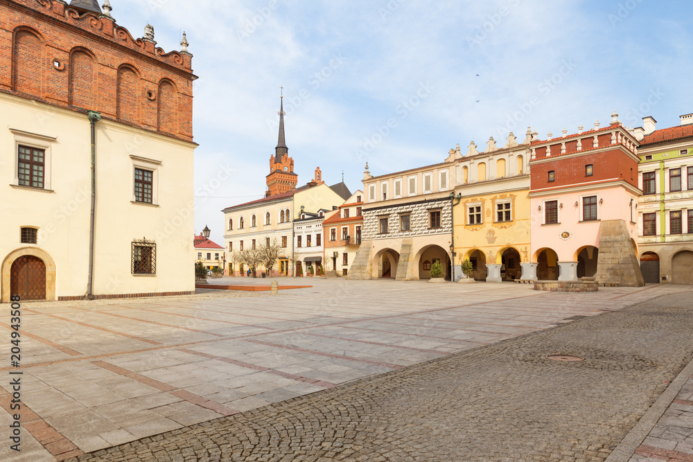 Tarnow. View of the historic old town
