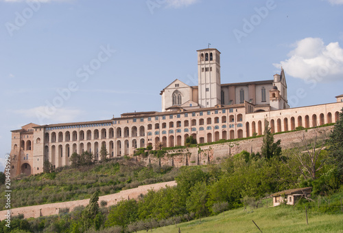 Basilica of San Francesco with blue sky