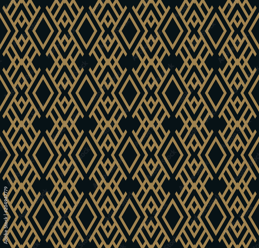 Vector seamless pattern. Modern stylish texture. Geometric strip