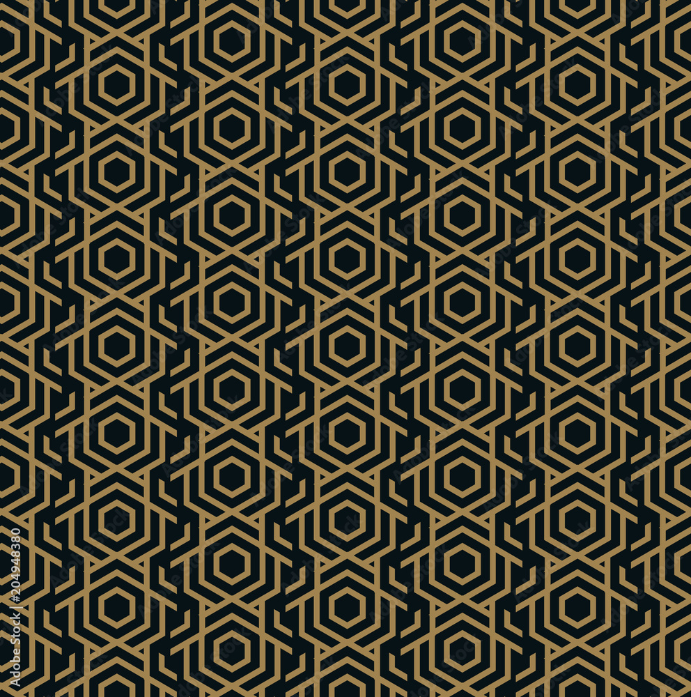 Vector seamless pattern. Modern stylish texture. Geometric strip