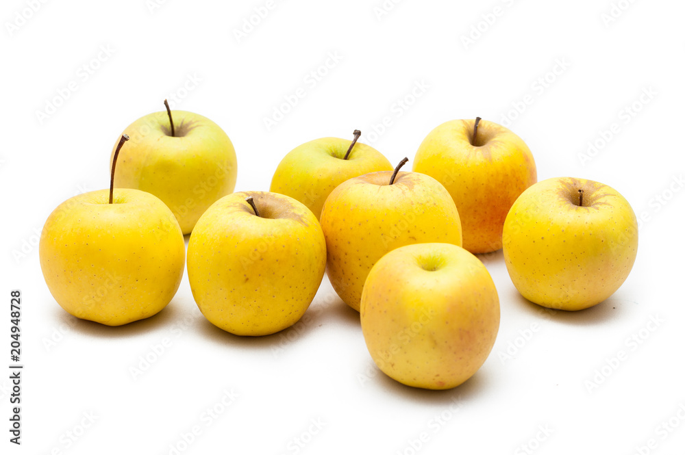 Apples golden yellow Apples golden yellow