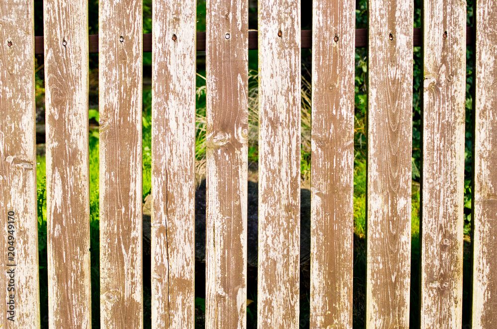 Wooden fence as background