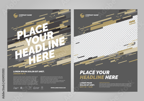 Brochure Layout template design. Can be adapt to Annual Report, Poster, Flyer, Banner.