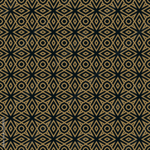 Vector seamless pattern. Modern stylish texture. Geometric strip