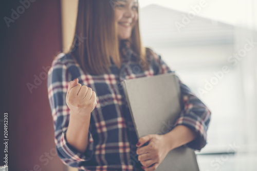 business working in modern ...