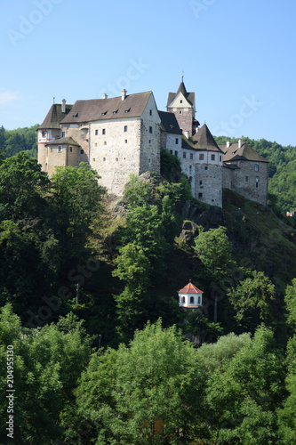 Burg in Loket  Tschechien