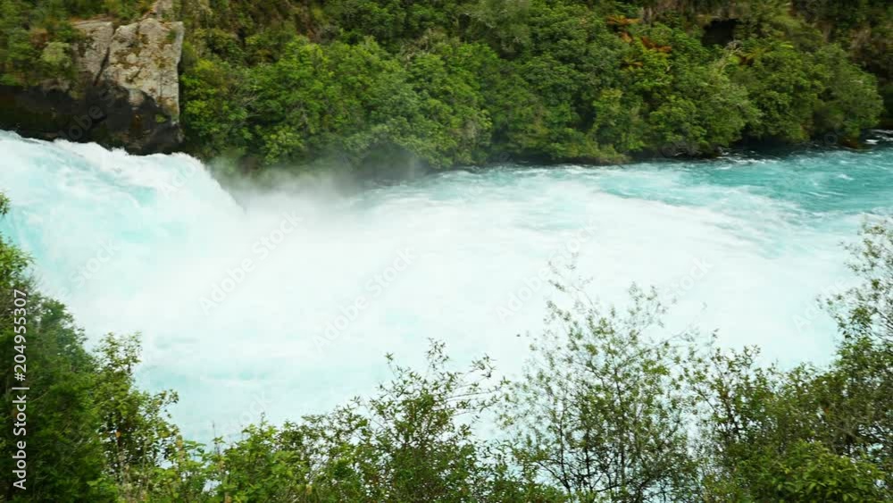 Rough river rapids in the Wailato River on the North Island of New Zealand. Rough river rapids in the Wailato River on the North Island of New Zealand.