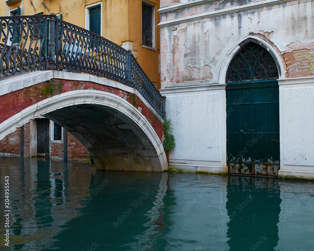 Bridge and Canal, Venice, Italy