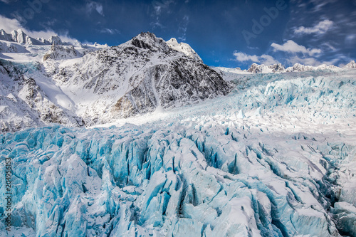 Franz Josef Glacier, New Zealand, from the air
