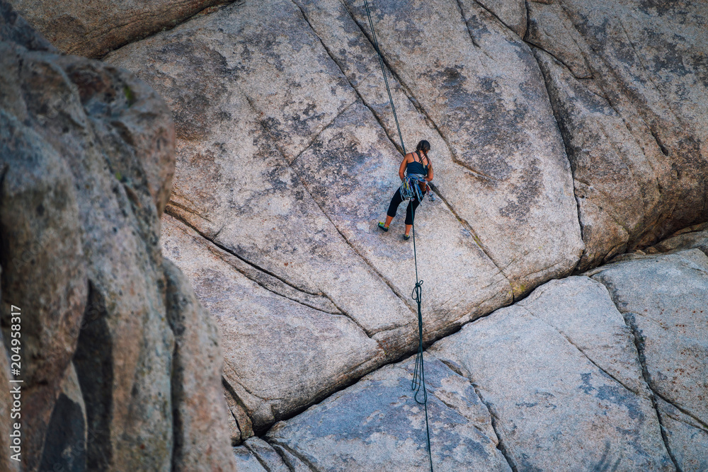 Rock Climbers in Joshua Tree National Park