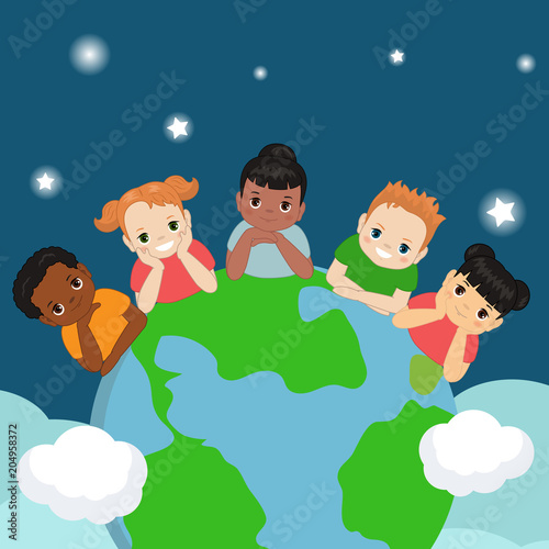 Children around the earth