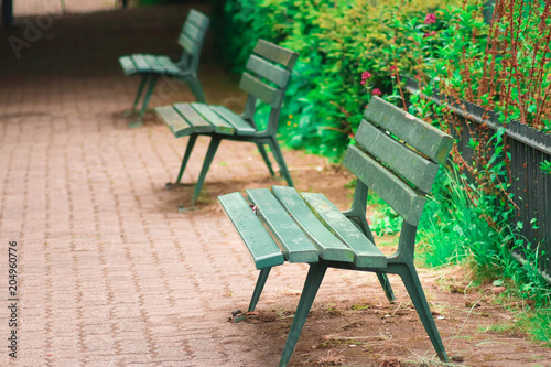 banc jardin