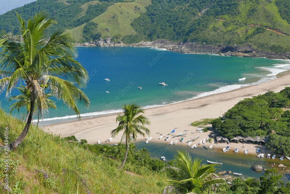 plage de bonete ilhabella brésil