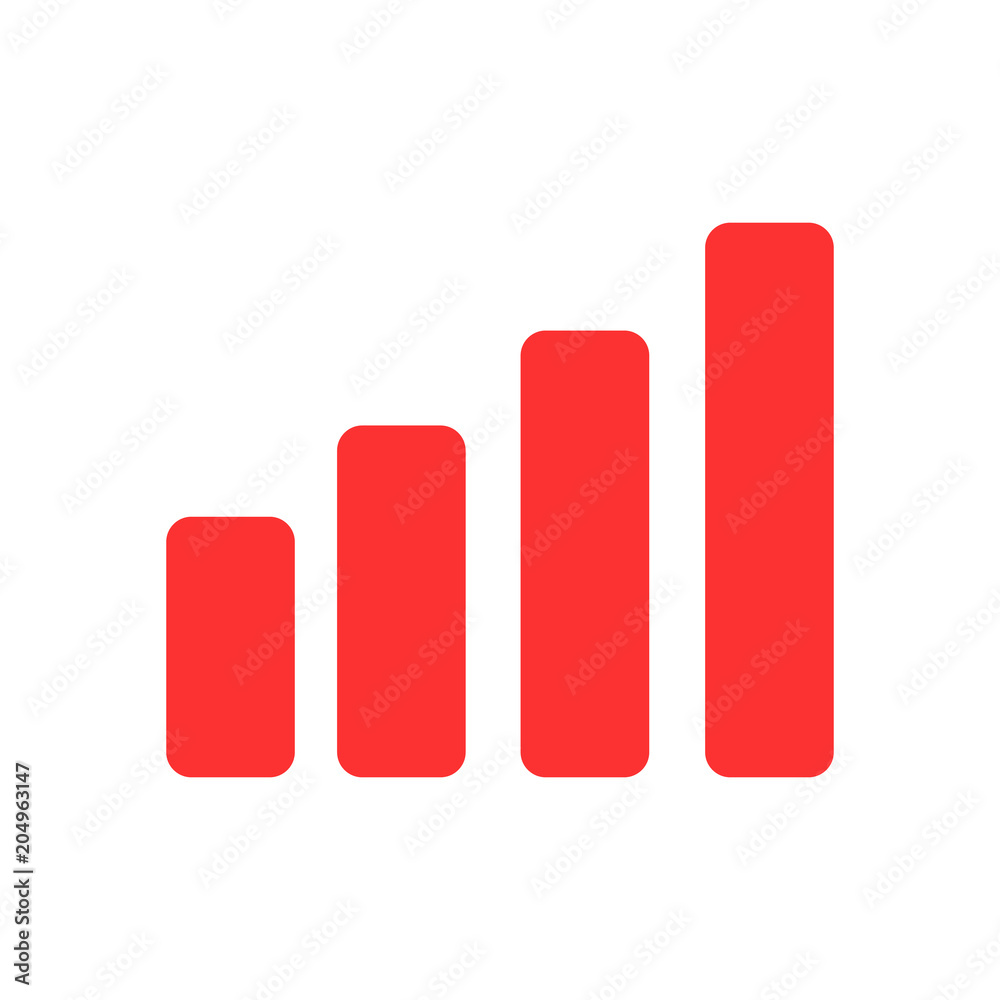 Modern business chart bar icon. can be used for workflow layout, diagram, number options, step up options, web template, infographics Modern business chart bar icon. can be used for workflow layout, diagram, number options, step up options, web template, infographics